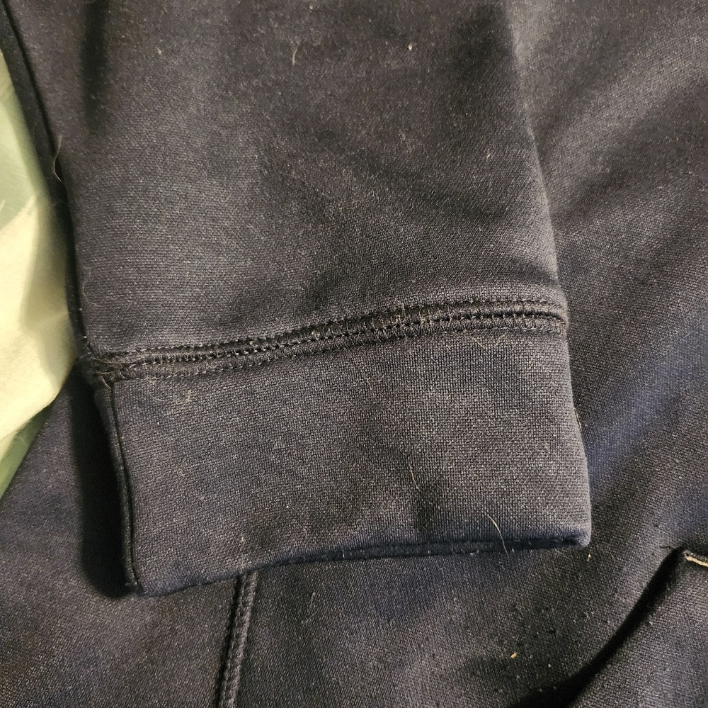 Toronto Maple Leafs Sweatshirt NHL Hockey Crewneck Blue, Gray Arm Bands Men's L - Picture 2 of 8